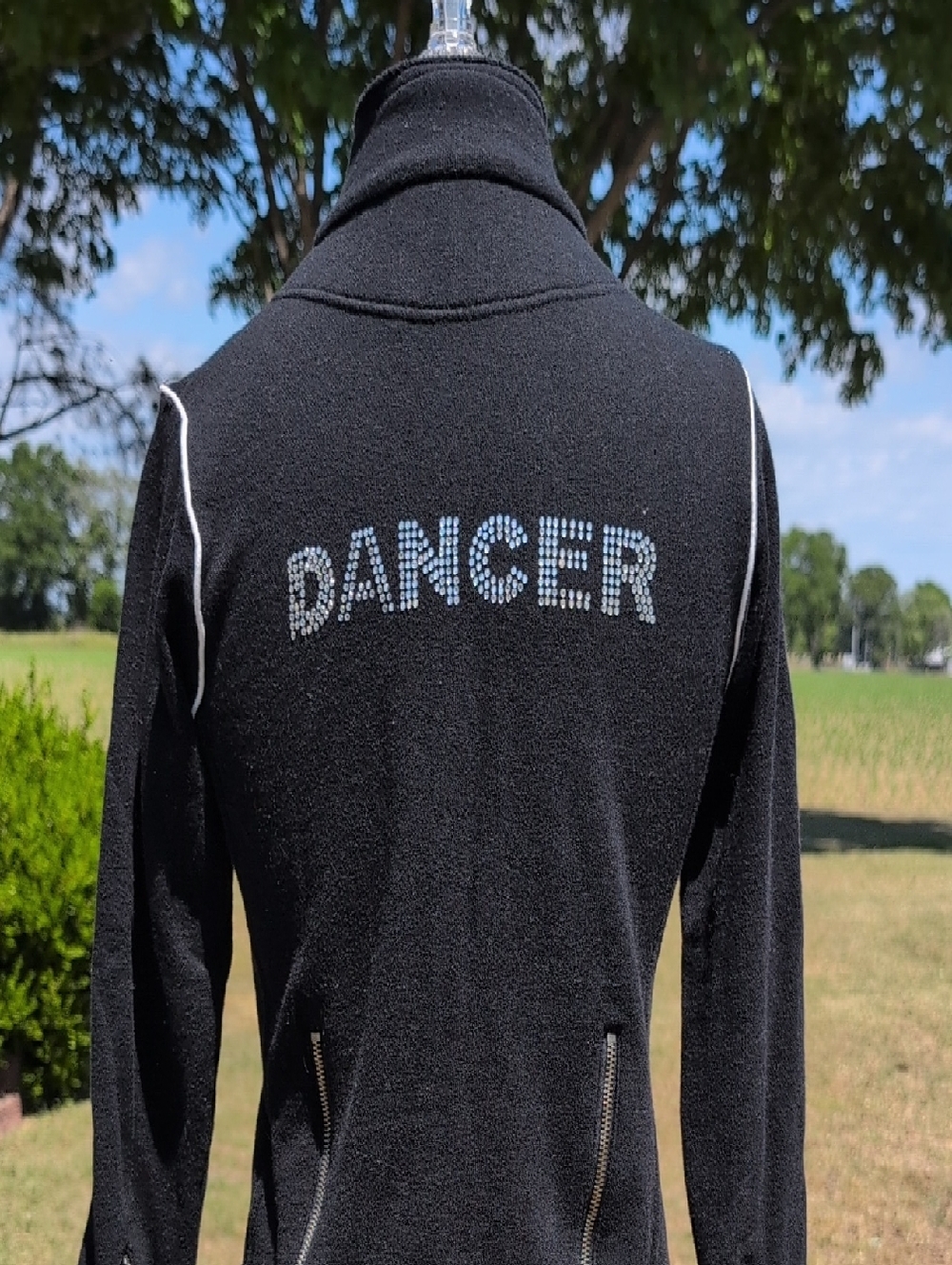 See Saw Coulture Black Moto Sweater